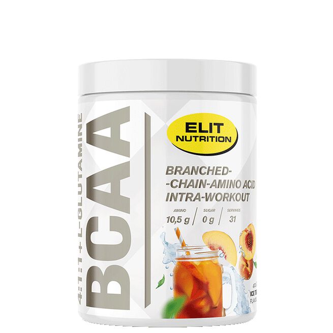 ELIT BCAA 4:1:1 + L-glutamiini, 400 g jäätee