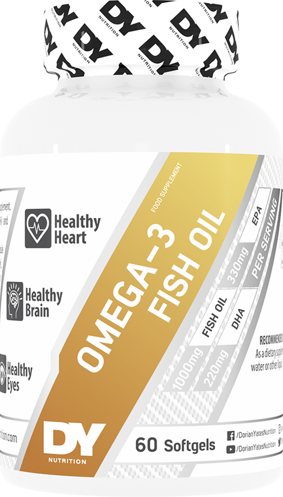 Dorian Yates Nutrition Omega-3 -kalaöljy - 60 geeliä