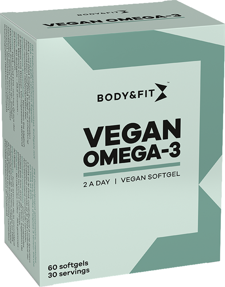 Body &amp; Fit Vegan Omega-3 - 60 pehmeäkapselia