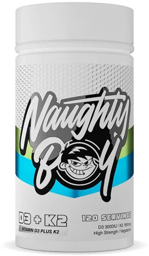 Naughty Boy D3+K2-vitamiini - 120 tablettia