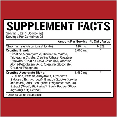 5% Nutrition Crea-TEN - 231 g Fruit Punch
