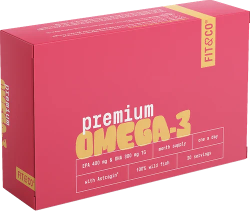 Fit &amp; Co Premium Omega-3 - 30 pehmeäkapselia