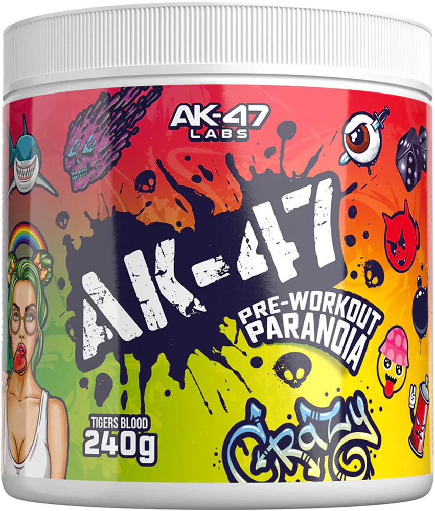 AK-47 Labs Pre-Workout Paranoia - 240 g Tigers Blood