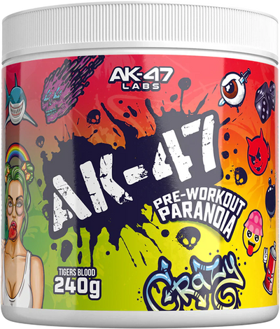 AK-47 Labs Pre-Workout Paranoia - 240 g Tigers Blood