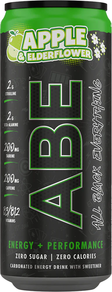 Applied Nutrition ABE Energy &amp; Performance - 12 x 330 ml Apple &amp; Elderflower