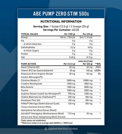 Applied Nutrition ABE Pump - 500 g Tigers Blood