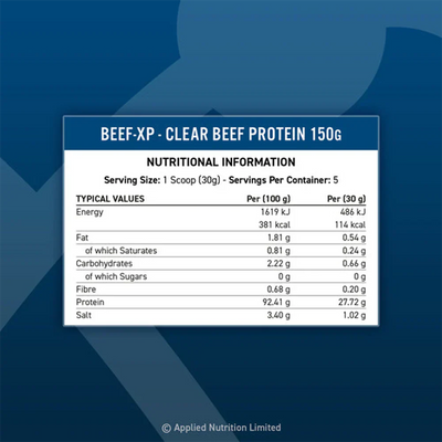 Applied Nutrition Beef-XP - 150 g Strawberry & Raspberry