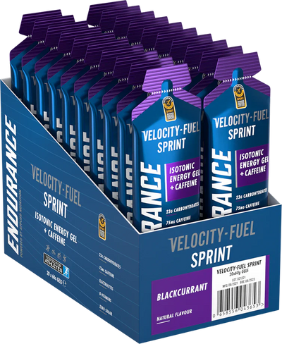 Applied Nutrition Endurance Sprint Gel With Caffeine - 20 x 60 ml Blackcurrant