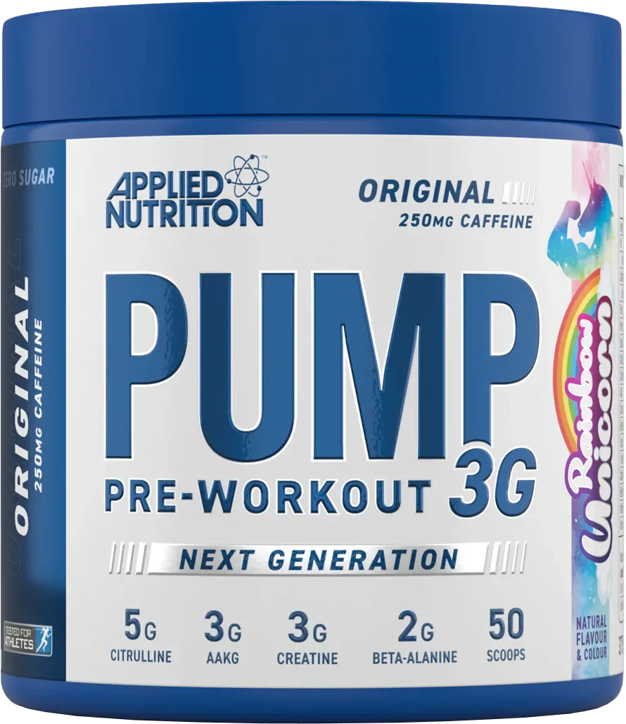 Applied Nutrition Pump 3G Pre-Workout - 375 g Sateenkaari Yksisarvinen
