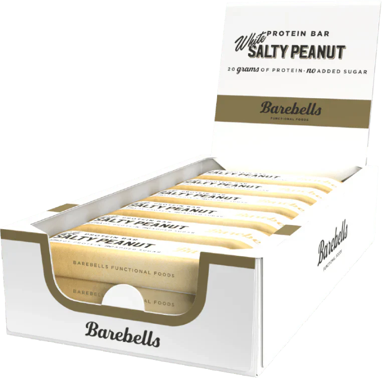 Barebells Protein Bar - 12 x 55 g - White Salty Peanut