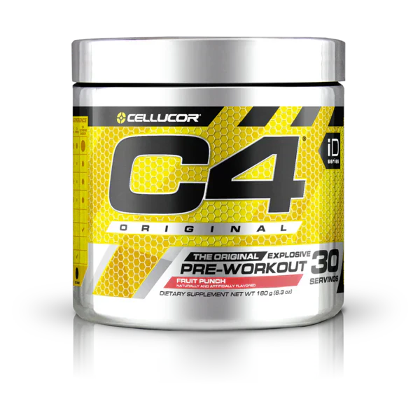 C4 Pre-Workout - 30 annosta hedelmäpunssia