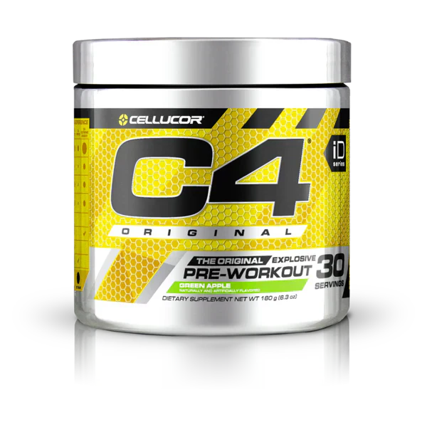 C4 Pre-Workout - 30 annosta Vihreä omena