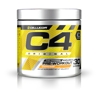 C4 Pre-Workout - 30 annosta Appelsiinipurske