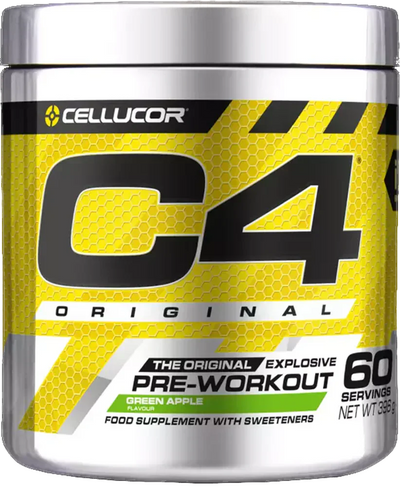 C4 Pre-Workout - 60 annosta Vihreä omena