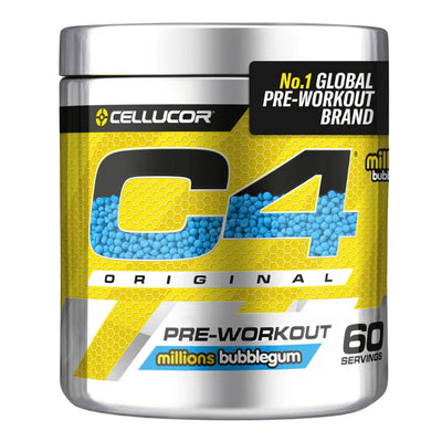 C4 Pre-Workout - 60 annosta Millions Bubblegumia