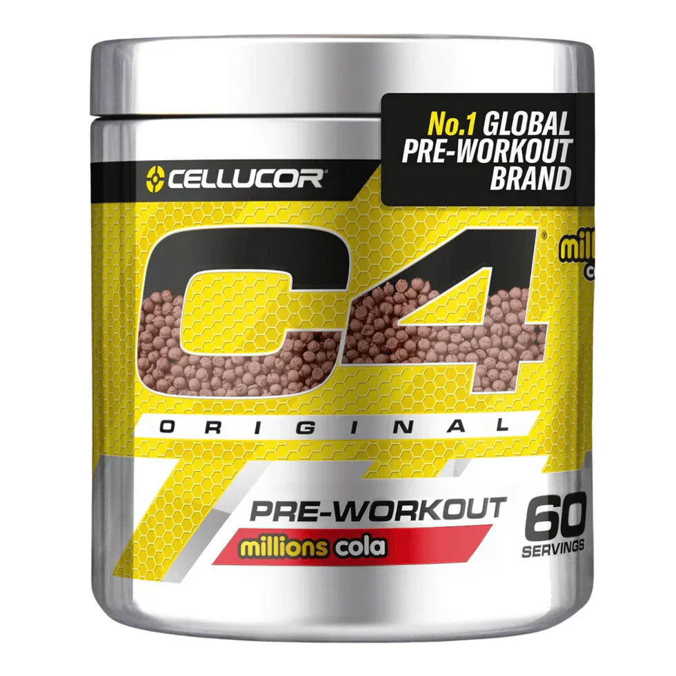 C4 Pre-Workout - 60 annosta Millions Colaa