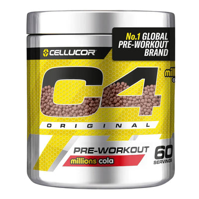 C4 Pre-Workout - 60 annosta Millions Colaa