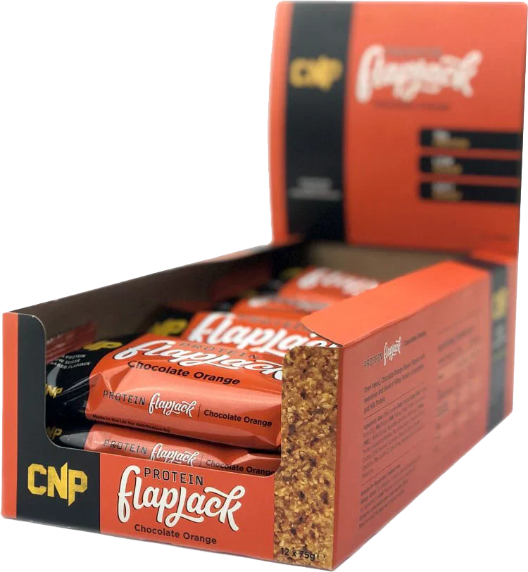 CNP Protein Flapjack - 12 x 75 g Chocolate Orange