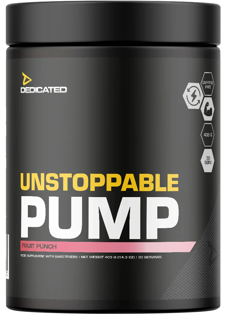Dedicated Nutrition Unstoppable Pump - 405 g hedelmäpunssi