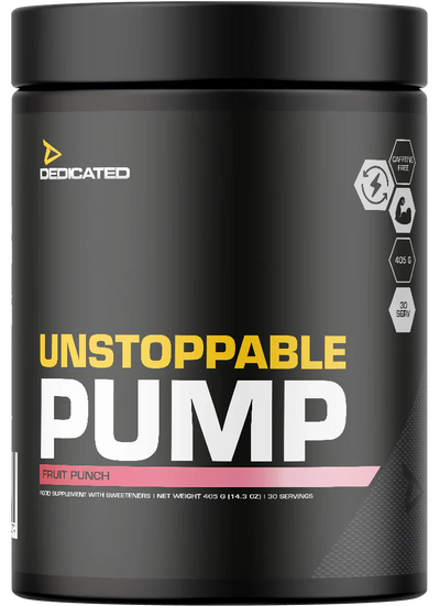 Dedicated Nutrition Unstoppable Pump - 405 g hedelmäpunssi