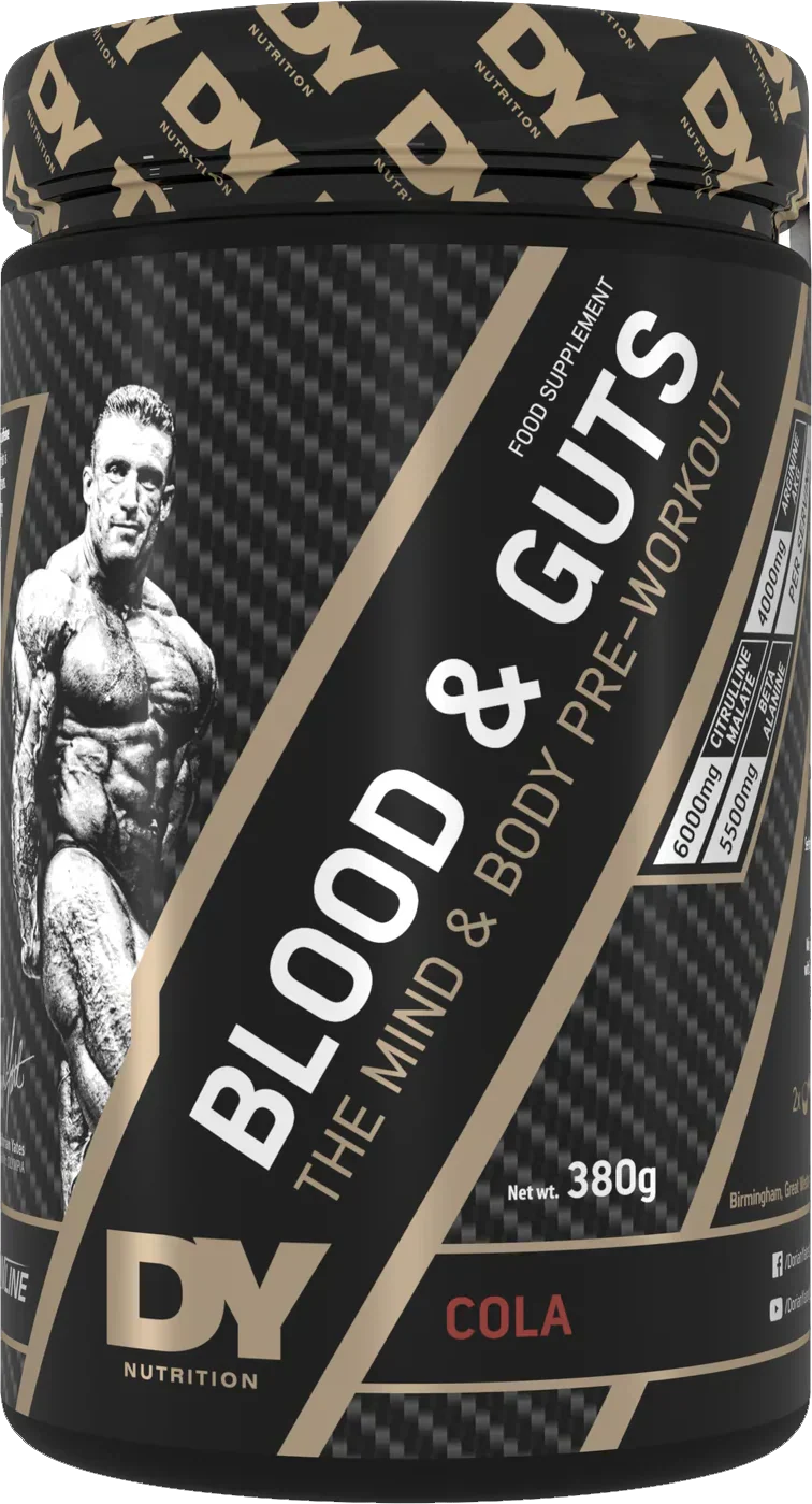 Dorian Yates Nutrition Blood &amp; Guts - 380 g kolaa