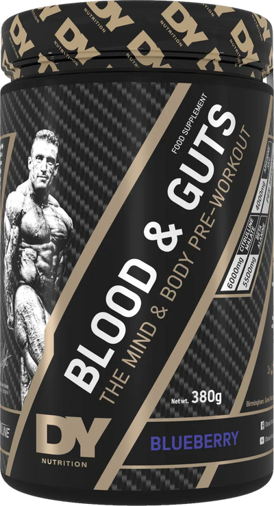 Dorian Yates Nutrition Blood &amp; Guts - 380 g mustikkaa