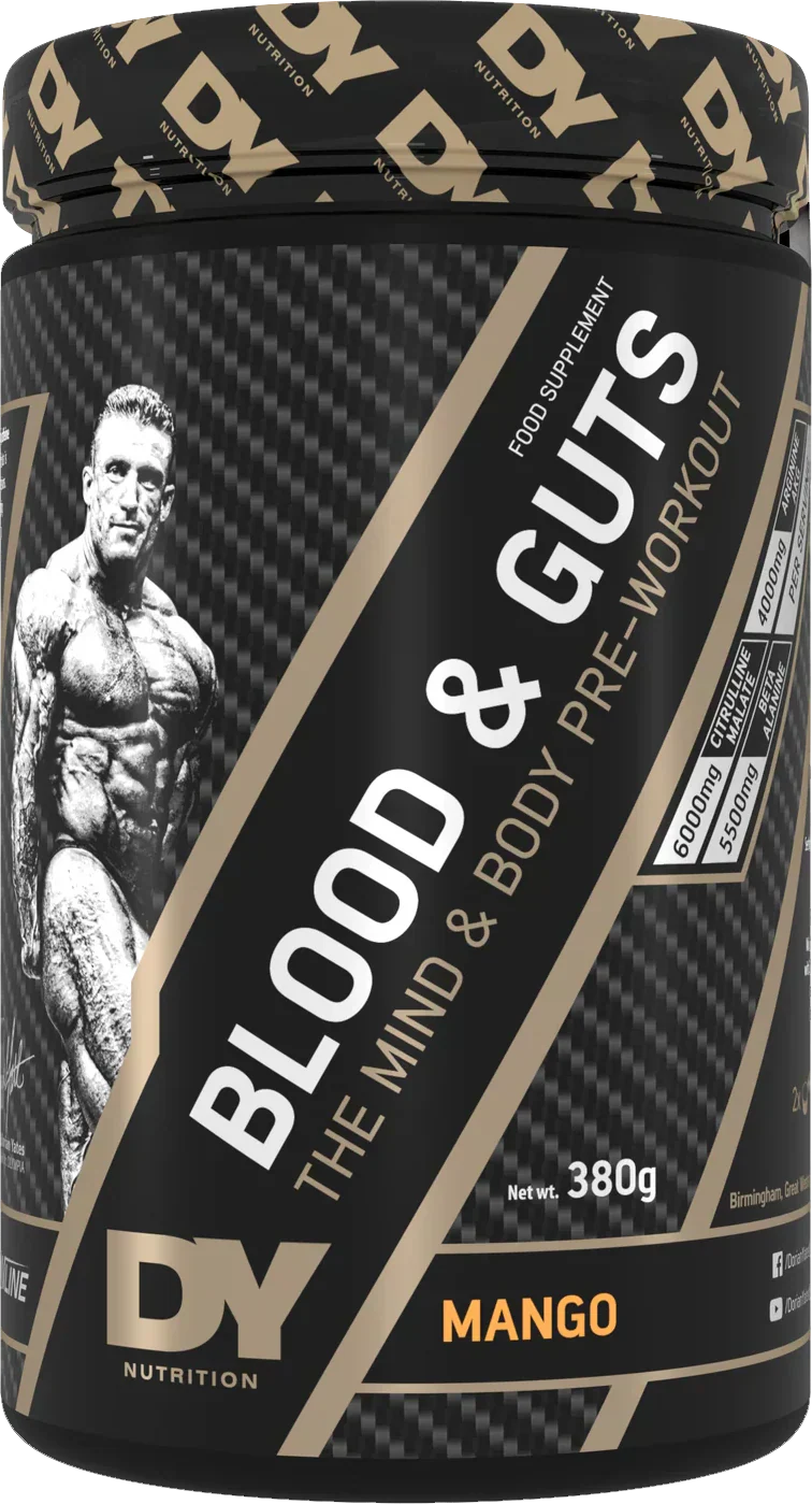 Dorian Yates Nutrition Blood &amp; Guts - 380 g Mango