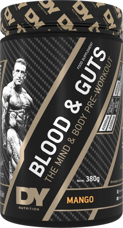 Dorian Yates Nutrition Blood &amp; Guts - 380 g Mango