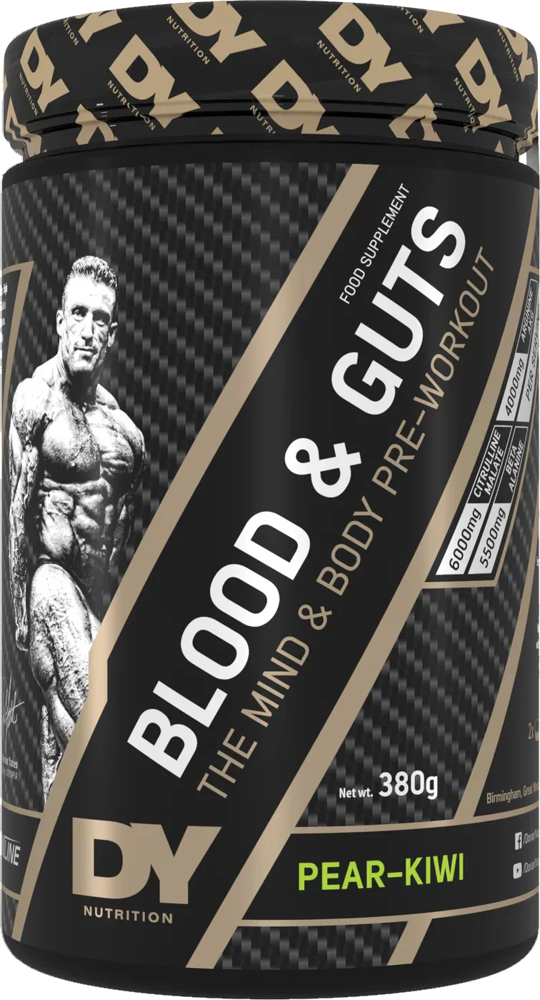 Dorian Yates Nutrition Blood &amp; Guts - 380 g päärynä-kiivi