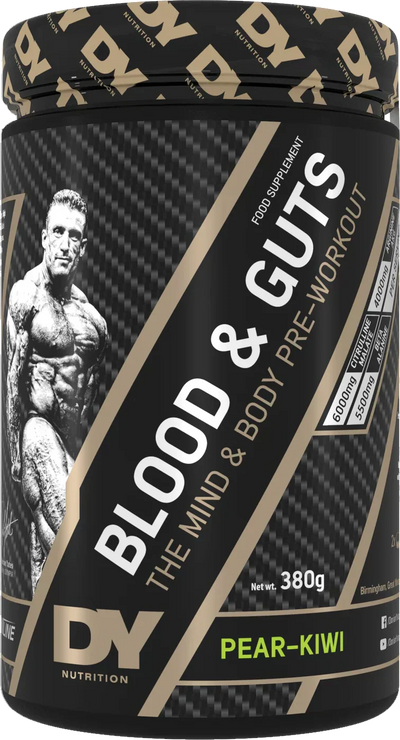 Dorian Yates Nutrition Blood &amp; Guts - 380 g päärynä-kiivi