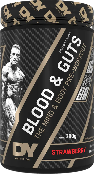 Dorian Yates Nutrition Blood &amp; Guts - 380 g Mansikka