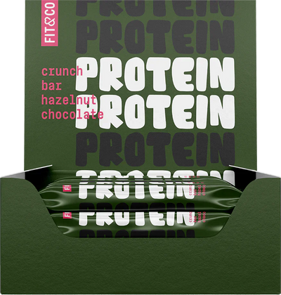 Fit & Co Protein Soft Bar - 10 x 55 g - Hazelnut Chocolate