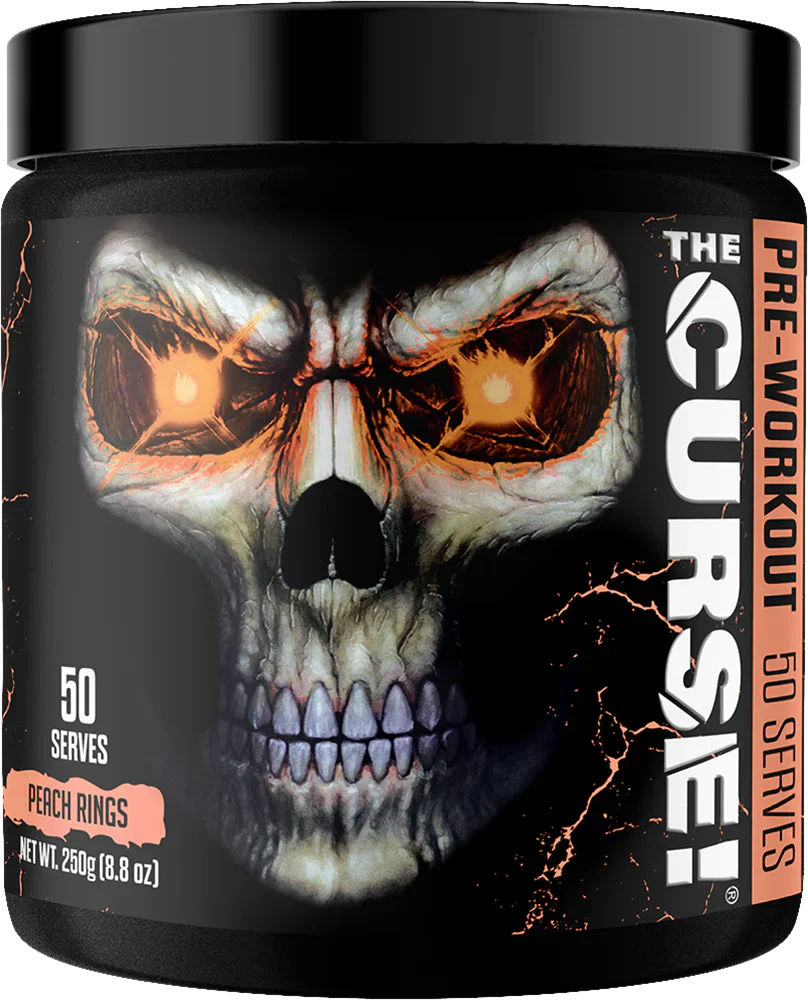 JNX The Curse Pre-Workout - 250 g persikkarenkaita