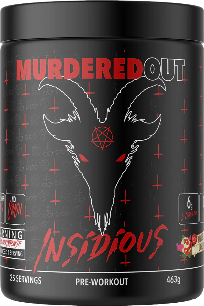 Murdered Out Insidious Pre-Workout - 463 g:n tappajatikkari