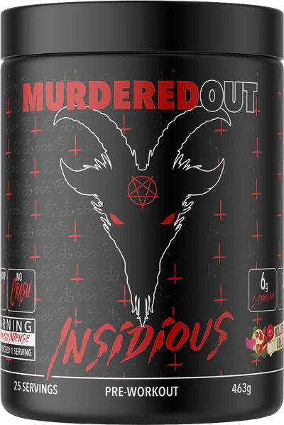 Murdered Out Insidious Pre-Workout - 463 g:n tappajatikkari