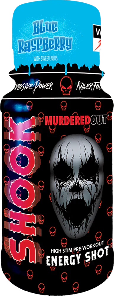 Murdered Out SHOOK -energiashotit - 12 x 60 ml, sinivadelma