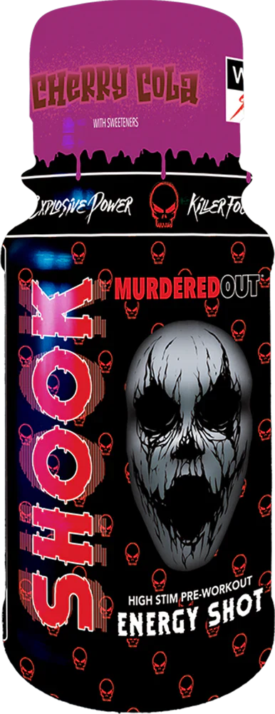 Murdered Out SHOOK -energiashotit - 12 x 60 ml kirsikkakolaa
