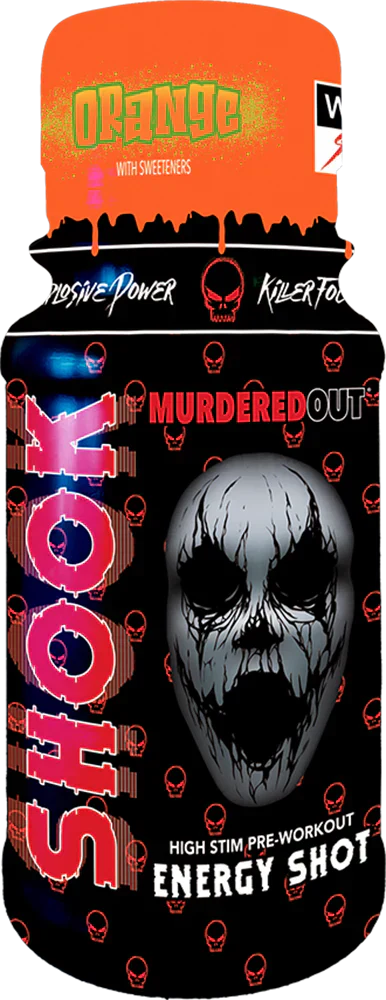 Murdered Out SHOOK -energiashotit - 12 x 60 ml appelsiini