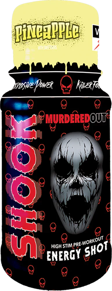 Murdered Out SHOOK -energiashotit - 12 x 60 ml ananas