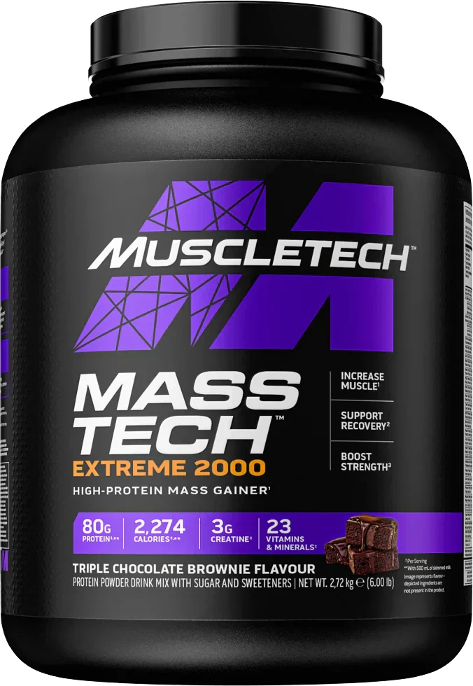 MuscleTech Mass Tech Extreme 2000 - 2720 g Triple Chocolate Brownie