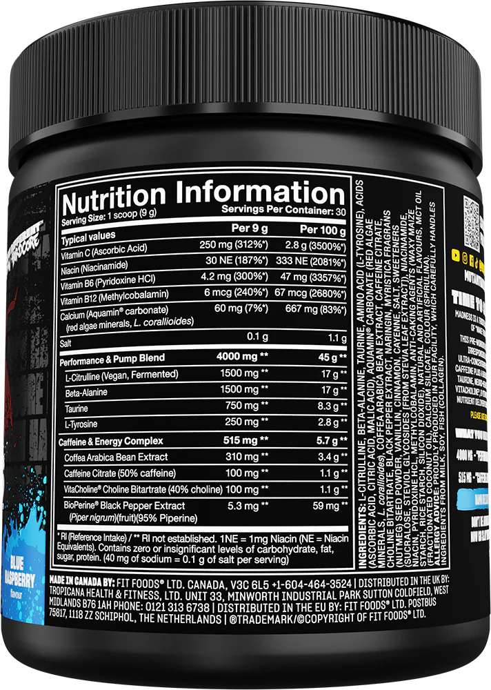 Mutant Madness -sininen vadelma