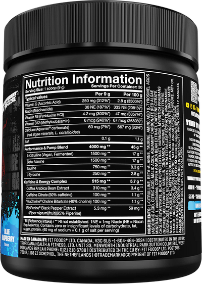 Mutant Madness -sininen vadelma