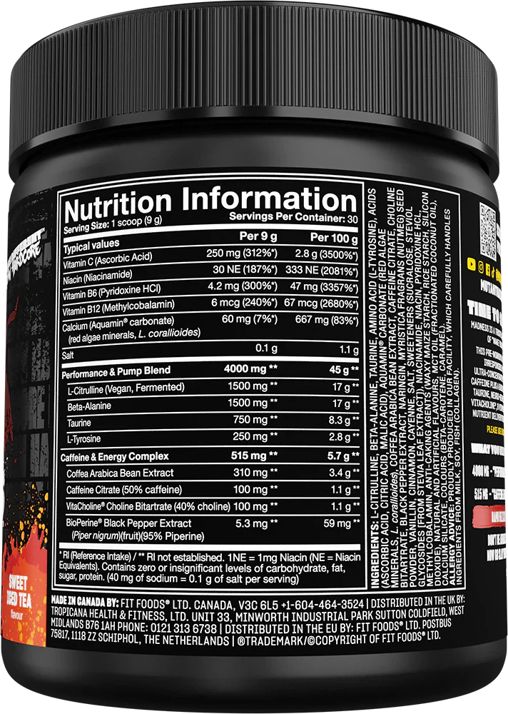 Mutant Madness -makea jäätee