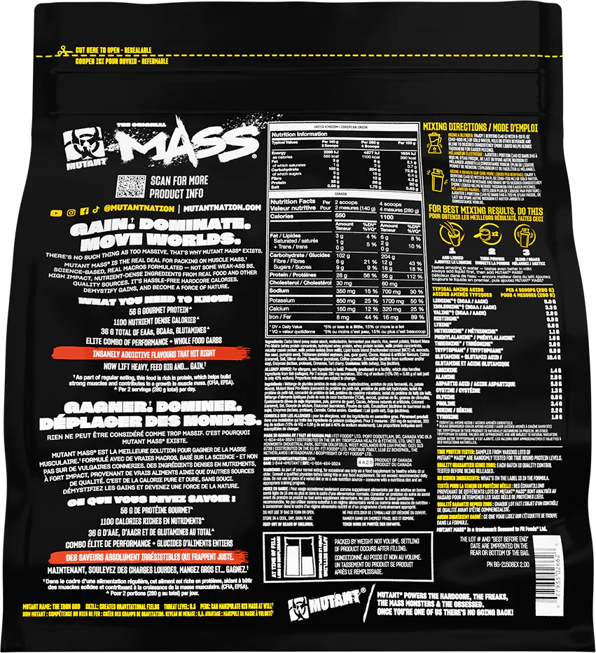 Mutant Mass - 2270 g Cookies and Cream