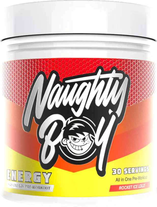 Naughty Boy Energy Pre-Workout - 390 g rucolajäätelöä