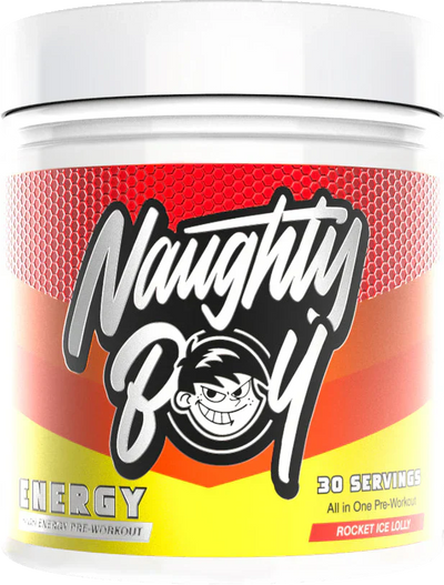 Naughty Boy Energy Pre-Workout - 390 g rucolajäätelöä