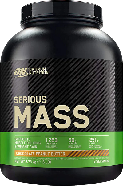 Optimum Nutrition Serious Mass - 2730 g suklaa-maapähkinävoita