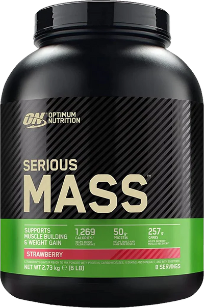 Optimum Nutrition Serious Mass - 2730 g Mansikka