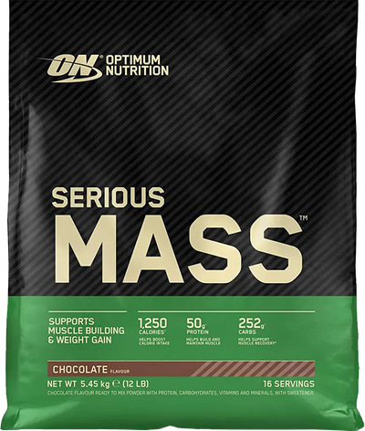 Optimum Nutrition Serious Mass - 5450 g suklaata