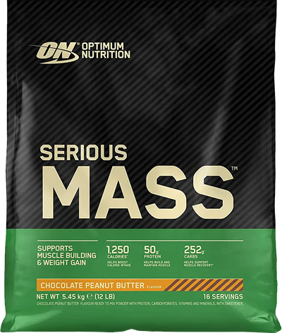 Optimum Nutrition Serious Mass - 5450 g suklaa-maapähkinävoi